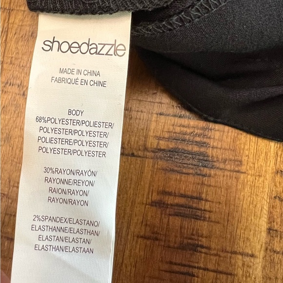 Shoe Dazzle Black High Waist Shorts with Belt - Picture 4 of 8